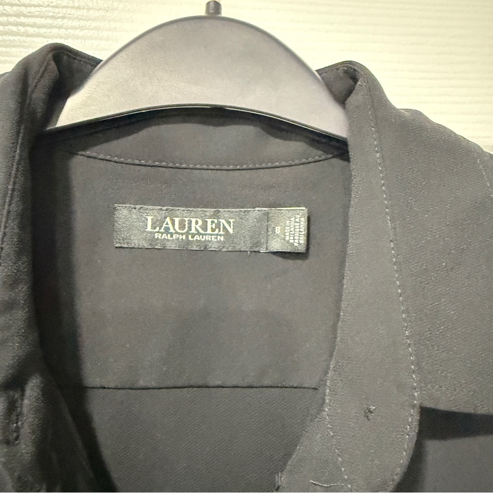 Ralph Lauren Black Long Sleeve Shirtdress - Picture 3 of 6